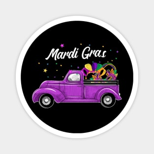 Mardi Gras Truck Mardi Gras Magnet